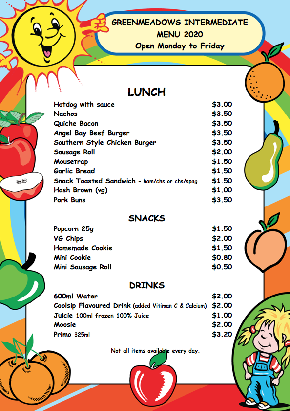 canteen-menu-greenmeadows-intermediate-school